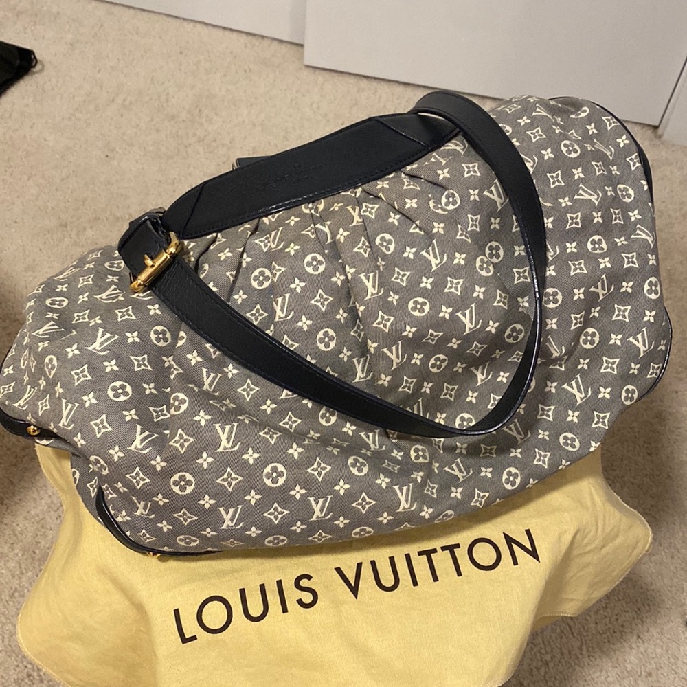 Louis Vuitton Rhapsody MM Monogram Idylle Blue with Dust Bag -Authentic verified
